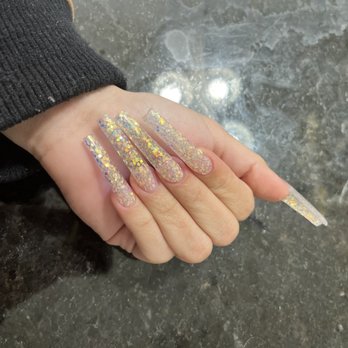 Noire The Nail Bar - fire ass set - Nail Salons Near Me - Orlando, Florida