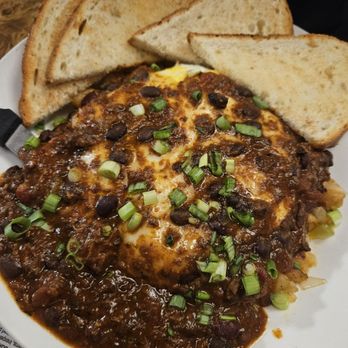Silo Restaurant & Gift Shop - Breakfast chili skillet - American Near Me - Queensbury, New York Silo Restaurant & Gift Shop - Breakfast chili skillet - American Near Me - Queensbury, New York