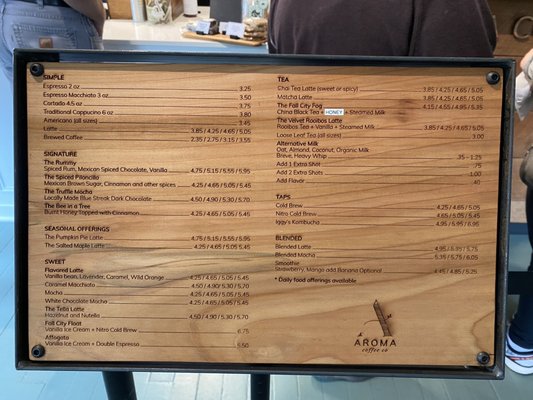 Menu photo 5 Aroma Coffee Fall City, WA Menu photo 5 Aroma Coffee Fall City, WA