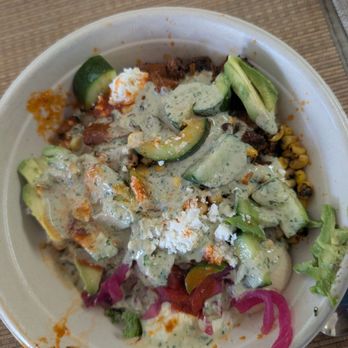 CAVA - Harissa avocado bowl - Mediterranean Near Me - San Diego, California