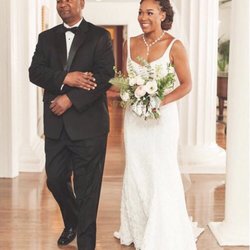 Makeup by Bo - Bride and father.