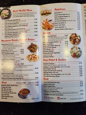 Menu photo 5 New Mandarin Garden Laguna Niguel, CA