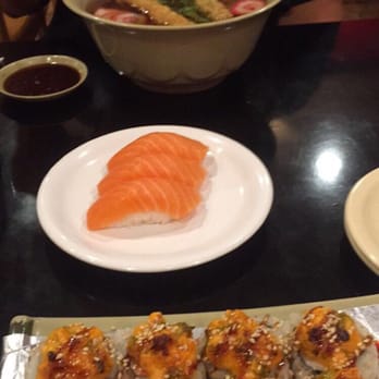 Sushi Spot - Lion king x salmon nigiri x shrimp tempura udon - Japanese Near Me - Aiea, Hawaii Sushi Spot - Lion king x salmon nigiri x shrimp tempura udon - Japanese Near Me - Aiea, Hawaii