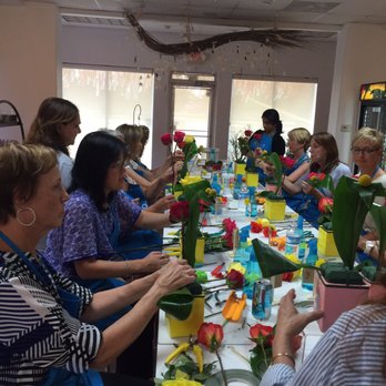 Fiore x 7 Flower Bar - Great idea for friends and book club members to exercise our creative side to learn the language of flowers on a Saturday afternoon! - Florists Near Me - Plano, Texas Fiore x 7 Flower Bar - Great idea for friends and book club members to exercise our creative side to learn the language of flowers on a Saturday afternoon! - Florists Near Me - Plano, Texas