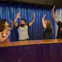Game Show Mashup - They were so excited about the Friendly Feud round.  They did amazingly!