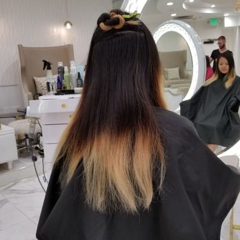 Pure Escape Beauty Bar - Before. Very uneven ombre balayage - Nail Salons Near Me - Anaheim, California Pure Escape Beauty Bar - Before. Very uneven ombre balayage - Nail Salons Near Me - Anaheim, California