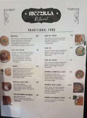 Menu photo 1 Rice Zilla Charlotte, NC
