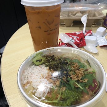 Bay Poke - Large poke bowl and large Thai tea boba - Poke Near Me - Pasadena, California Bay Poke - Large poke bowl and large Thai tea boba - Poke Near Me - Pasadena, California