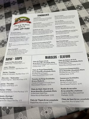 Menu photo 3 El Prado Restaurant & Bakery Miami, FL