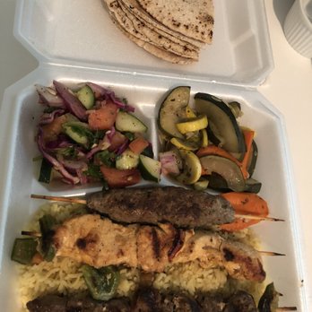 Mr Kabab - Combo of lamb chicken and ground beef - Middle Eastern Near Me - Asheville, North Carolina