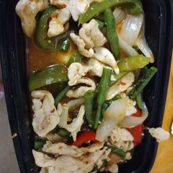 Thai Wok In - Spicy basil chicken Thai hot extra meat to go