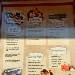 Kajun Kre'ations - Truck main menu