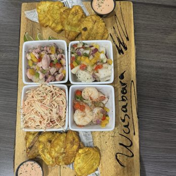 Wasabara - Seafood sampler 10/10 - Puerto Rican Near Me - Caguas, Puerto Rico Wasabara - Seafood sampler 10/10 - Puerto Rican Near Me - Caguas, Puerto Rico