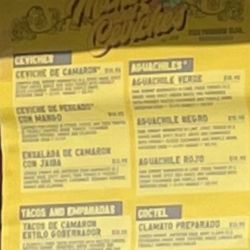 Miches and Ceviches