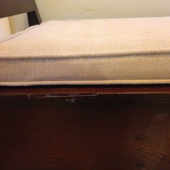 Green Plum Design - Damaged bench from the fireplace that was left on. We got comped for this. - Painters Near Me Green Plum Design - Damaged bench from the fireplace that was left on. We got comped for this. - Painters Near Me