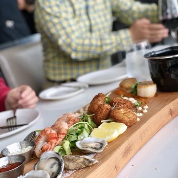 ARC Restaurant - Seafood board. Scallops and shrimp are amazing! - Canadian (New) Near Me - Vancouver, British Columbia