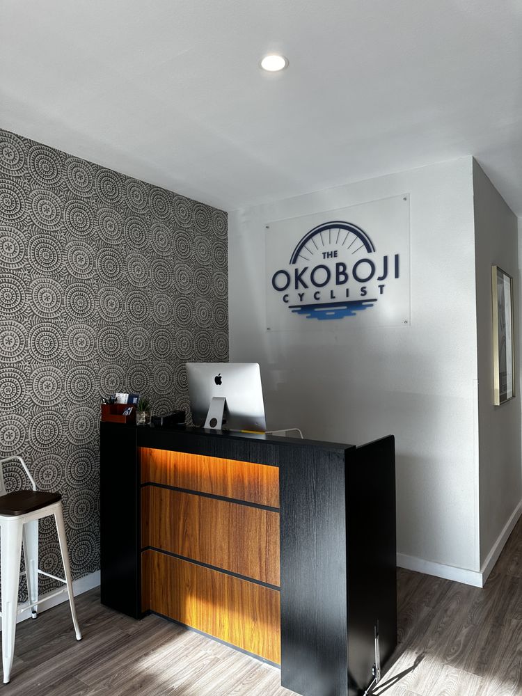 The Okoboji Cyclist Logo