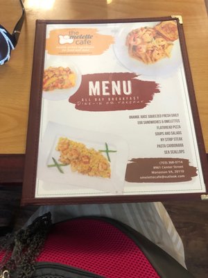 Menu photo 3 The Omelette Cafe Manassas, VA