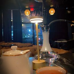 Oregano tea & hookah made by Farhad. Oregano tea & hookah made by Farhad.