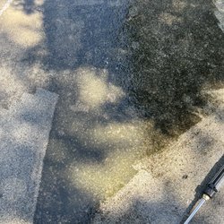 Clear Reflections Window Cleaning - A before, and after view of the driveway in Livermore! What a difference it makes when you hire clear reflections.