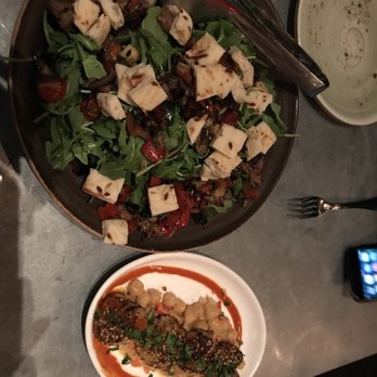 Gypsy Kitchen - Mediterranean salad and seared scallops - Spanish Near Me - Atlanta, Georgia