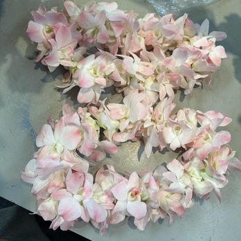 Cupertino Florist - Soft pink dendrobium lei (made into 2 smaller pieces by request) - Florists Near Me - San Jose, California Cupertino Florist - Soft pink dendrobium lei (made into 2 smaller pieces by request) - Florists Near Me - San Jose, California