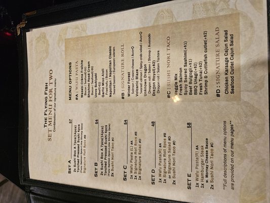 Menu photo 3 The Flying Fish Richmond Hill, ON