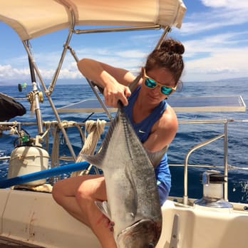 Kainani Sails Maui Sailing Charters - Caught our dinner! - Sailing Near Me