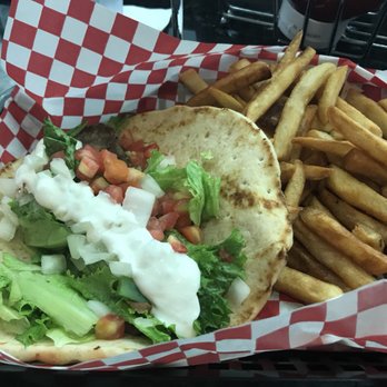 Champs Americana - Gyro with fries - Sports Bars Near Me - Detroit, Michigan Champs Americana - Gyro with fries - Sports Bars Near Me - Detroit, Michigan