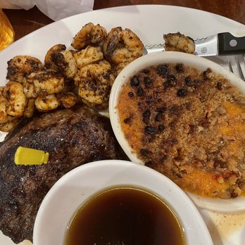 Madrones - Classic streak, salad shrimp and sweet potato casserole - Steakhouses Near Me - Frederick, Maryland