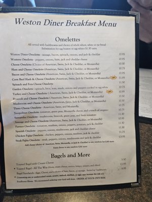 Menu photo 5 Weston Diner Davie, FL