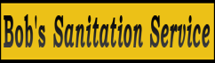 Bob's Sanitation Service Logo