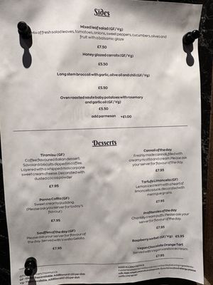 Menu photo 4 Mannucci's Italian Restaurant Cardigan, CGN