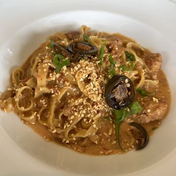 Kapa Hale - tagliatelle alla bulgogi pork bolognese. pretty interesting flavor profile but the pasta was a bit clumped together. - Hawaiian Near Me - Honolulu, Hawaii Kapa Hale - tagliatelle alla bulgogi pork bolognese. pretty interesting flavor profile but the pasta was a bit clumped together. - Hawaiian Near Me - Honolulu, Hawaii