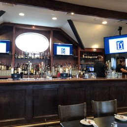 View to the long bar inside
