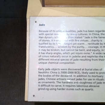 USC Pacific Asia Museum - Description of Jade - Museums Near Me - Pasadena, California USC Pacific Asia Museum - Description of Jade - Museums Near Me - Pasadena, California