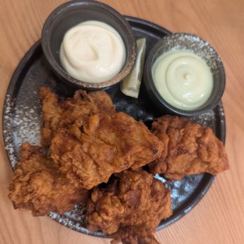 Kajiken - Original karaage with side of kewpie and a wasabi kewpie dip - Ramen Near Me - Dublin, California Kajiken - Original karaage with side of kewpie and a wasabi kewpie dip - Ramen Near Me - Dublin, California