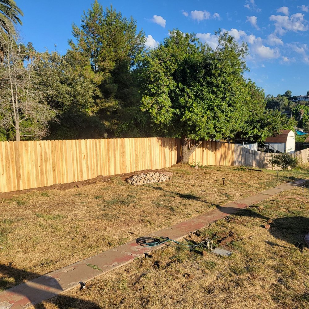 Large project about 300 ft worth of new fencing