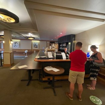 Obsidian Room - July 2021 bar area with COVID restrictions. No seating - New American Near Me - Yellowstone National Park, Wyoming Obsidian Room - July 2021 bar area with COVID restrictions. No seating - New American Near Me - Yellowstone National Park, Wyoming