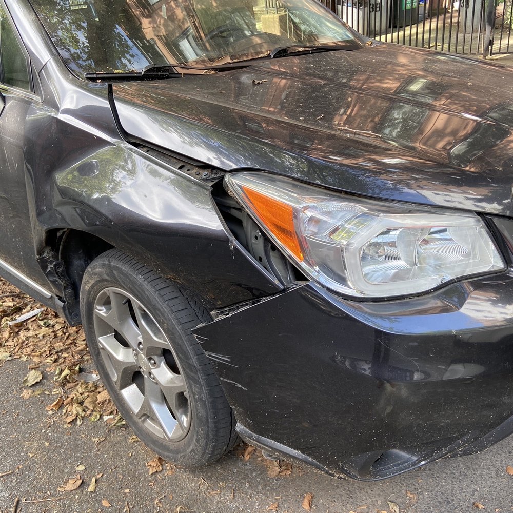 Harris Water Main & Sewer Contractors - Damage from hit and run by Harris backhoe - Plumbing Near Me - Brooklyn, New York