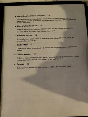 Menu photo 4 Karma’s House Of Spirits Redding, CA