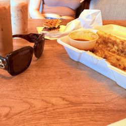 Claypot Coffee House - Chicken Murtabak, Waffle with Nutella, iced milk teas