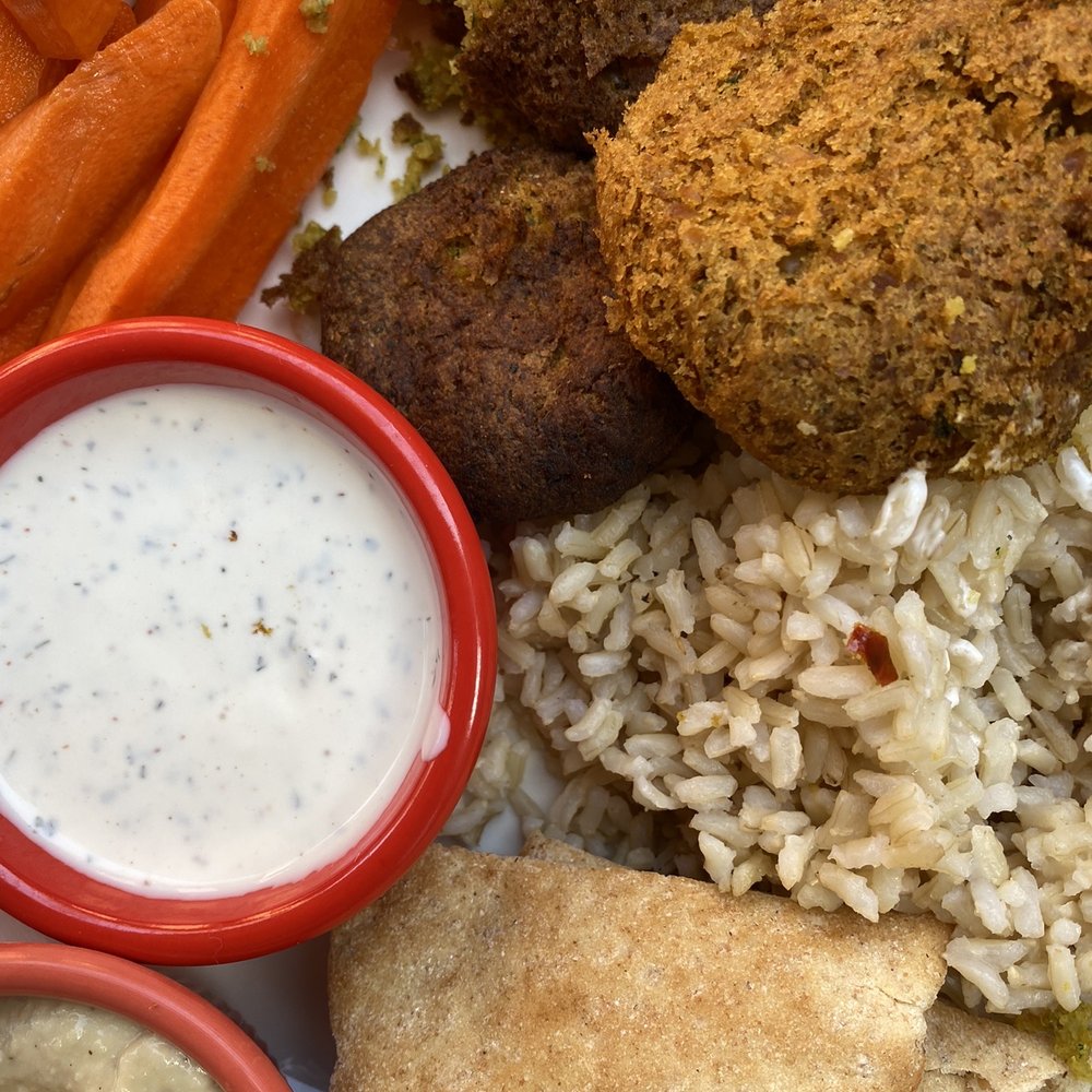 Rutabegorz - Falafel plate - Bars Near Me - Fullerton, California Rutabegorz - Falafel plate - Bars Near Me - Fullerton, California