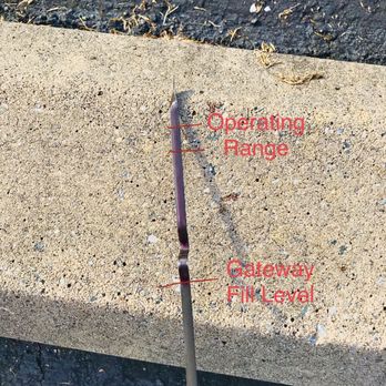 Gateway Tire & Service Center - Dipstick indicates a dangerously overfilled transmission. - Tires Near Me - Franklin, Tennessee Gateway Tire & Service Center - Dipstick indicates a dangerously overfilled transmission. - Tires Near Me - Franklin, Tennessee