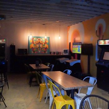 Ink Factory Brewing - Arcade and projector room in the back - Beer Bar Near Me - Jacksonville Beach, Florida Ink Factory Brewing - Arcade and projector room in the back - Beer Bar Near Me - Jacksonville Beach, Florida