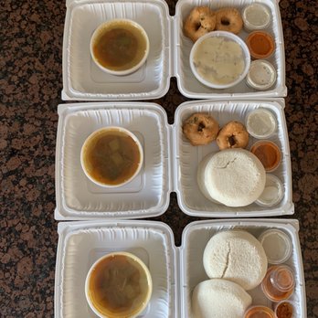 Idly Express - Milpitas - Idly Vada Combo, Thatte Idly and  Pongal Vada Combo plates - Vegetarian Near Me - Milpitas, California