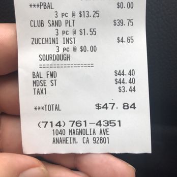 Paul's Place - It's now 5:47 and still waiting for my order, 3xclub sandwiches ? Really? - Diners Near Me - Anaheim, California Paul's Place - It's now 5:47 and still waiting for my order, 3xclub sandwiches ? Really? - Diners Near Me - Anaheim, California
