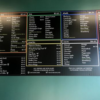 Quickly Tea House - Full menu - Bubble Tea Near Me - Durham, North Carolina