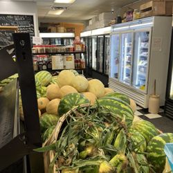 Country Boys Farm to Table Fresh Market - Freezer section and Produce