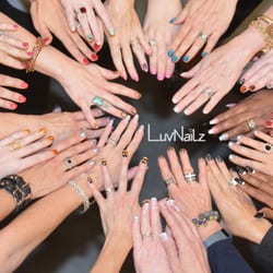 LuvNailz - A group of some of the wonderful clients from LuvNailz.  Some nails are a week old some are 4 weeks old.  All chip free.